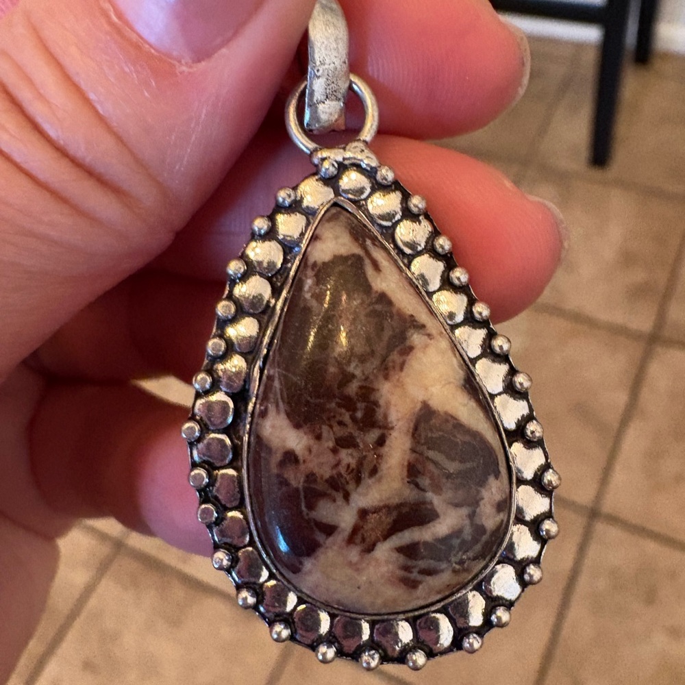 Coconut Jasper Pendant